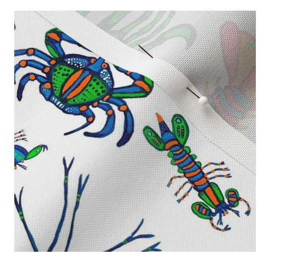 Bright Crustaceans Home Decor