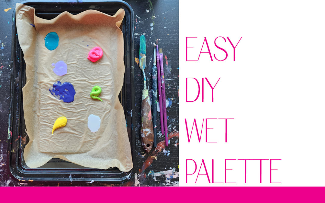 Easy DIY Wet Paint Palette