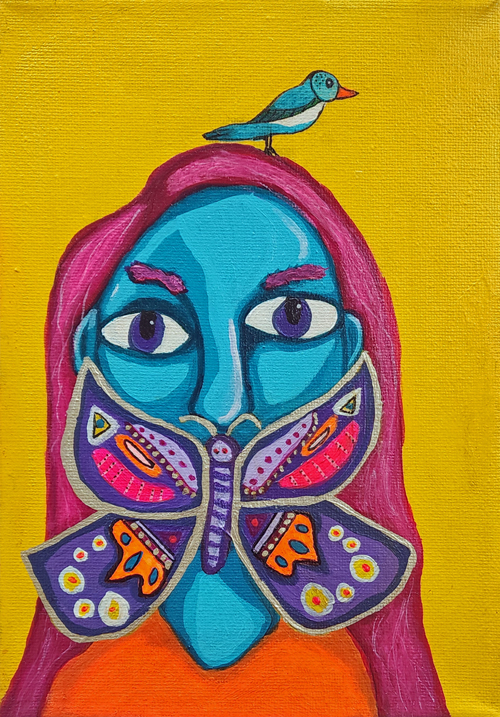 Transformation in Silence by artist Christy Strickler